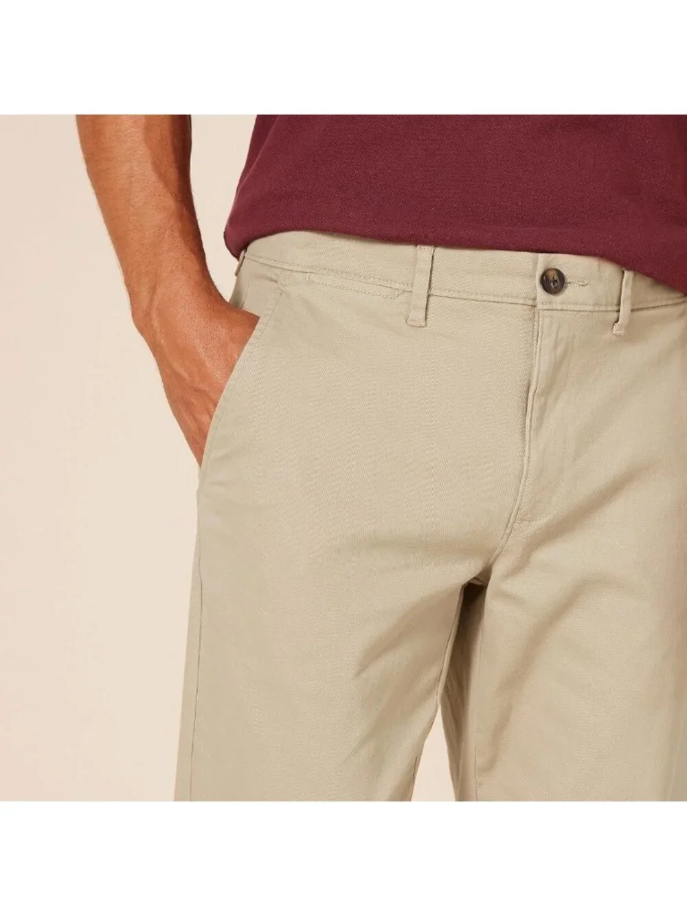 Slim-Fit All-Day Stretch Casual Chino Pants for Men - Versatile & Comfortable
